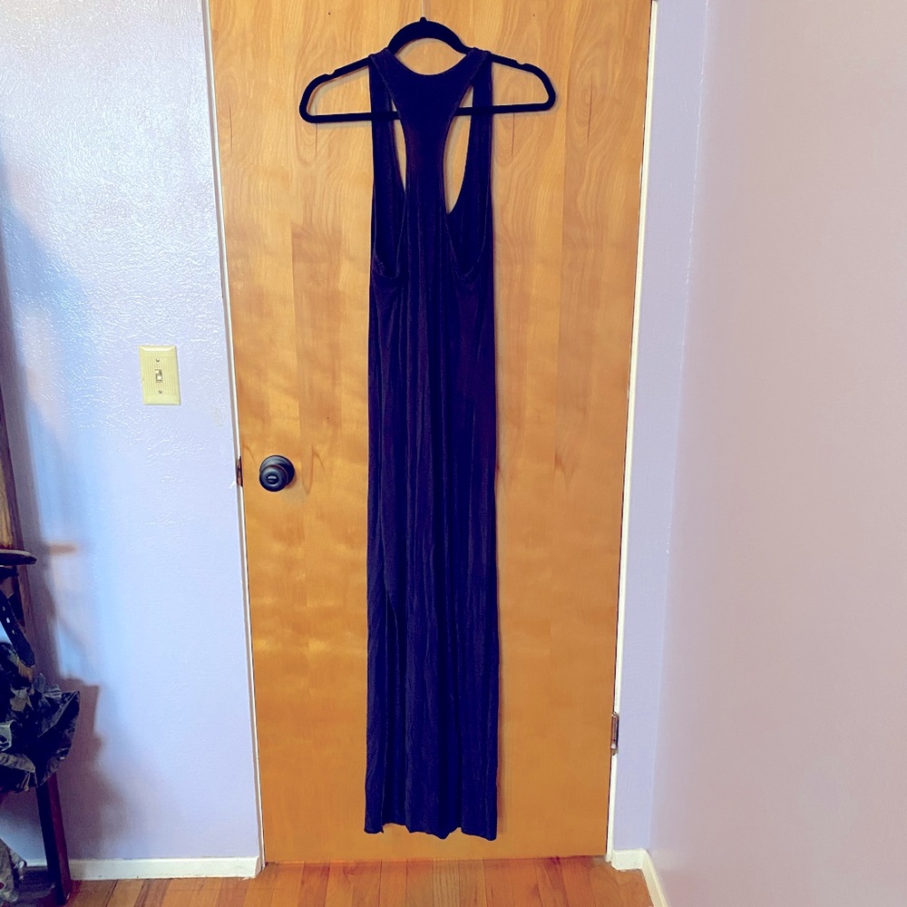 Navy maxi dress